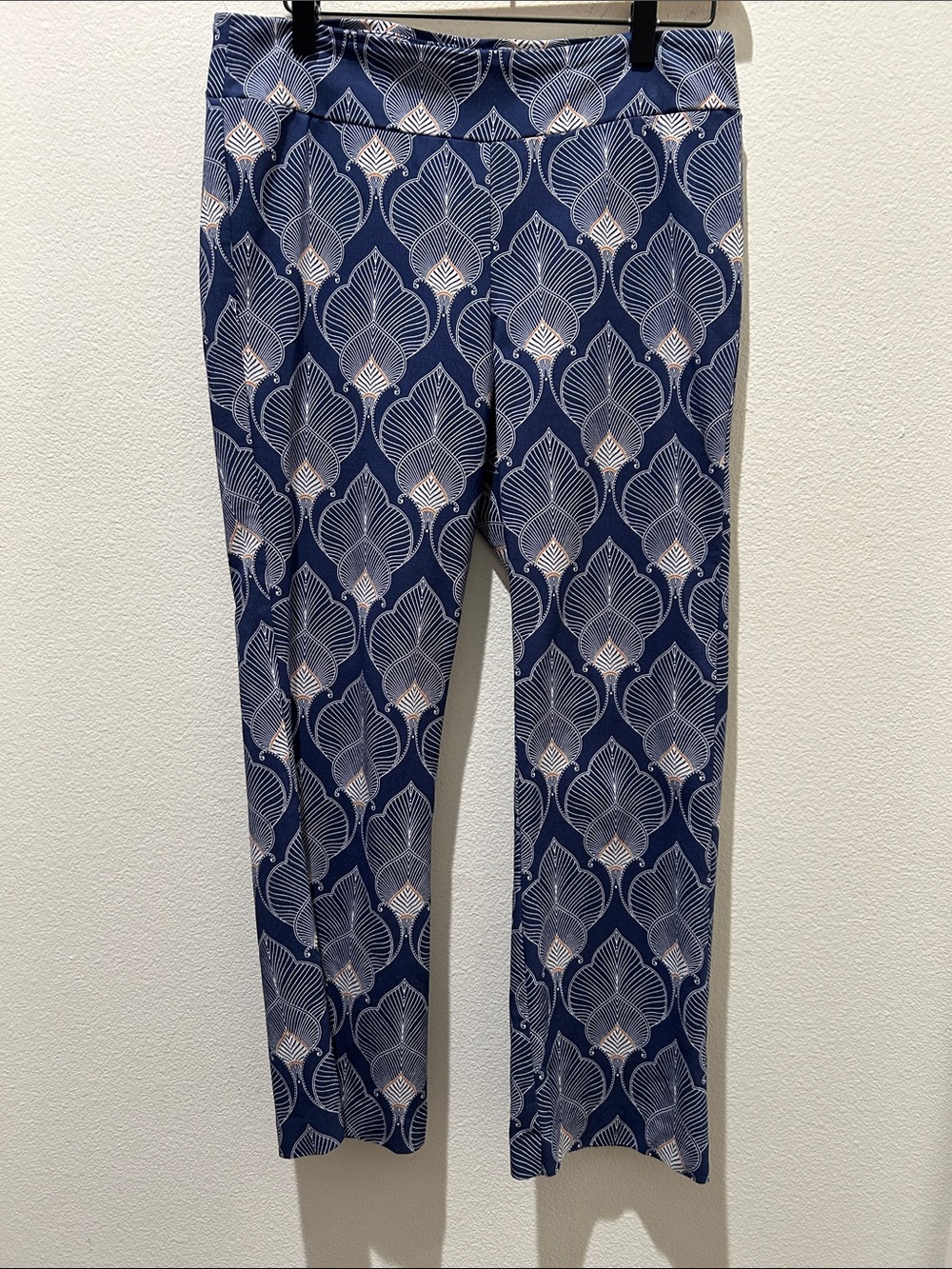 J.McLaughlin Blue Printed Pull-On Pants